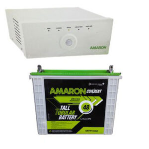 Amaron 880VA Sinewave Inverter UPS and Tall Tubular 150AH Battery Combo