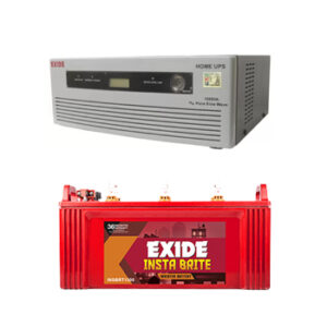 Exide 1050VA Home Inverter UPS And Inva Tubular 150AH Battery Combo