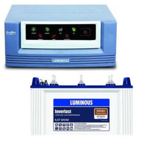 Luminous 750 VA Sinewave Home UPS + 100 AH Tubular Battery Combo
