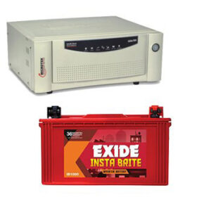 Microtek 700VA Sinewave Home UPS with Exide 100AH Battery Combo