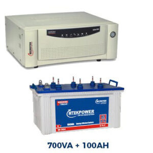 Microtek 1100VA Sinewave Home UPS + 150AH Tall Tubular Battery Combo